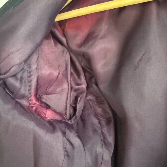 Vintage Ralph Ralph Lauren Double Breasted Pin Striped Navy Blue Blazer 8 - Picture 8 of 8